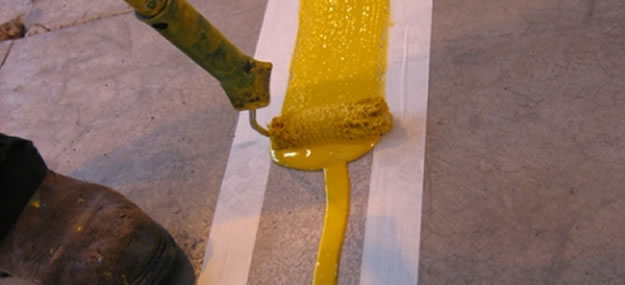 applying the paint